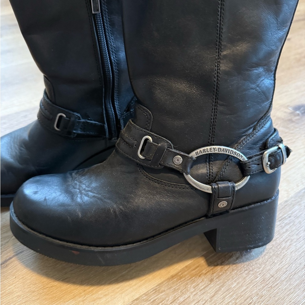 Harley-Davidson Women's Black Leather Boots
